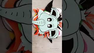 Animals Face Mask | Animal Paper Face Mask | Paper Mask Animals | School Craft | #shorts