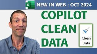 Excel Copilot - Clean Data