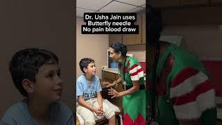 Easy blood draw in kid and no fainting by Dr. Usha Jain.#drushajain ##fainting #passout