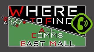 Where To Find ALL Comms | East Mall District | The Division 2 | PurePrime