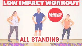 Low impact, all standing workout from home.