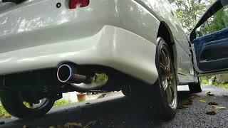 Toyota ipsum sxm10 stock 3s-fe engine with T-speed s-flow muffler