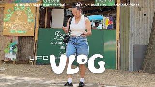 vlog | living in adelaide, australia (fringe festival season, best time in the city)