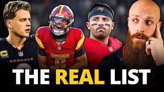 The BEST quarterbacks heading into the 2025 NFL season...