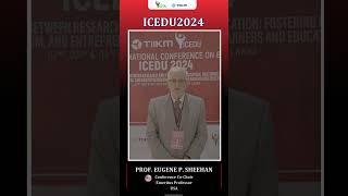 ICEDU2024 | Voice of Conference Co Chair | From USA #tiikm #icedu #educationconference