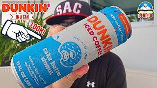 Dunkin'® Bakery Series Iced Coffee Review!  | Cake Batter Donut | theendorsement