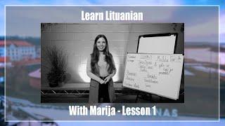 Lithuanian with Marija // Lesson 1