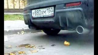 MG race exhaust Lancer X / Выпуск MG race на Лансер Х