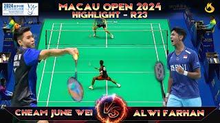 Alwi Farhan [INA] vs Cheam June Wei [MAS] | Macau Open 2024 |R32