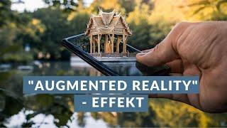 Der "Augmented Reality"- Effekt, ein kreatives Fotoprojekt. Photoshop-Tutorial und Bildbearbeitung.