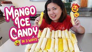 Mango Ice Candy Recipe pang Negosyo with Costing