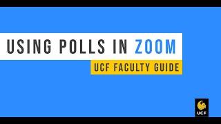 Using Polls in Zoom