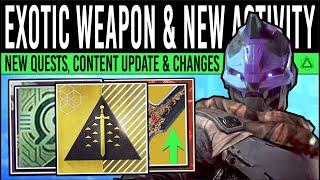 Destiny 2: NEW EXOTIC QUEST & ACT 3 REFRESH! New CHANGES, Loot Update, Quest Steps, Secrets (Aug 27)