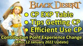 Contribution Point Guide (EXP Table, Tips to Get & Use CP) Update 12 JAN 2022 [Black Desert Online]