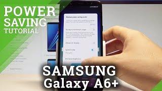 How to Enable Battery Saver on SAMSUNG Galaxy A6+ - Power Saving Mode |HardReset.Info