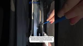 A complete guide to lubrication and maintenance of door hinges and sunroofs #grease #automobile