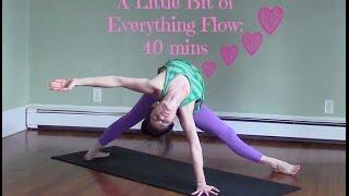 40 Minute Yoga Challenging Vinyasa Yoga Class - A Little Bit of Everything Flow