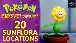 20 Sunflora Locations in Artazon - Pokemon Scarlet Violet - How to Get Special Prize