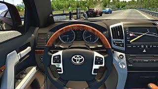 Toyota Land Cruiser 200 | AUTOS ACCIDENTADOS [Euro Truck Simulator 2] Steering Wheel + Shifter Part1