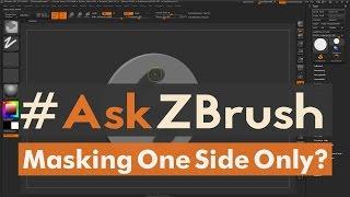 #AskZBrush: “How can I mask one side of a model without effecting the other side?”