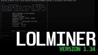 How To Start Mining with Lolminer UPDATE | lolminer 1.34