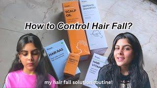 Traya Hairfall Solution Treatment Review | How I Control My Hairfall? | My Hairfall Solution Routine