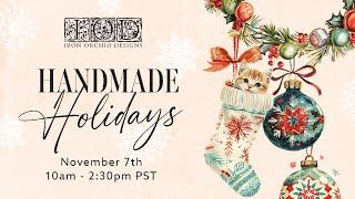 Handmade Holidays with IOD: Inspiring Projects for a Warm and Welcoming Season!