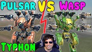 PULSAR VS WASP TYPHON Mk2 Sniper Showdown War Robots Live Gameplay WR