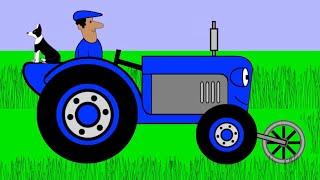 One Man Went To Mow | TRACTOR SONG | RainbowRabbit | @rainbowrabbitsongs | #rainbowrabbitsongs