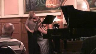 Beethoven Sonata for Violin and Piano Op.47 2nd mvt, Olga Yanovich/Violin, Irena Portenko/Piano