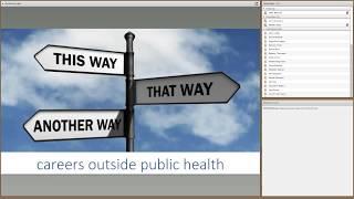 Public health careers outside of the public health sector