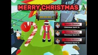 NEW UPDATE ] Christmas event ) CHECKING ] strongman simulator Roblox