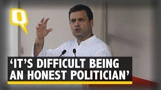 Difficult Being an Honest Politician in India: Rahul Gandhi - The Quint