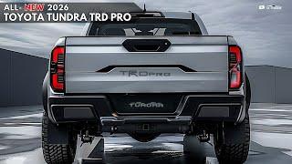 2026 Toyota Tundra TRD Pro Unveiled - A Rugged Masterpiece Of Performance and Comfort !!