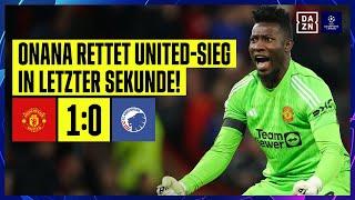 Onana hält Last-Minute-Elfmeter: Man United - Kopenhagen | UEFA Champions League | DAZN