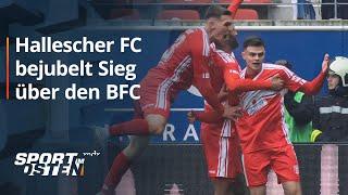 Nach Pyro-Unterbrechung: HFC bejubelt Sieg gegen BFC | Sport im Osten | MDR