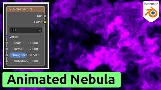 From noise texture to animated nebula - Blender Procedural Material