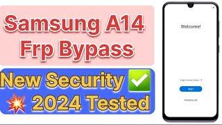 Samsung A14 Frp Bypass New Security | A14 Frp Remove  