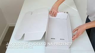 Jak złożyć pudełko na prezent? Kwiatowe Serce Paxit