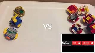 Fafnirs VS Spriggans ll Lego Beyblade Battles