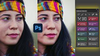 Photoshop plugin: Quick skin retouch using Delicious retouch 4