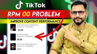 Tiktok RPM Problem Solved | How To Increase Tiktok RPM