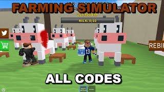 FARMING SIMULATOR ALL CODES