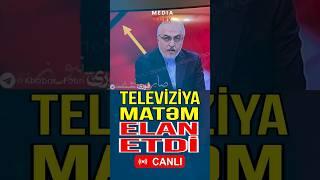 Televiziya matəm elan etdi - Media Turk TV #trend #mediaturk #shortvideo