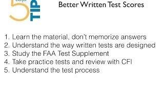 Better FAA Written Test Scores