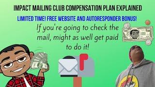 How to understand the Impact Mailing Club Compensation Plan, Bonuses