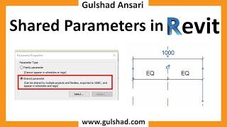 What is Shared Parameters In Revit?  | Revit Tutorials In Hindi