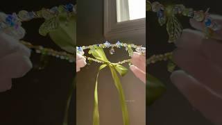 My favorite tiara - Moonlit Forest Glow#fairycore  #tiara #handmade #fairy