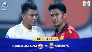 Hasil Akhir Pertandingan - Persija Jakarta Vs Arema FC | BRI Liga 1 2024/25