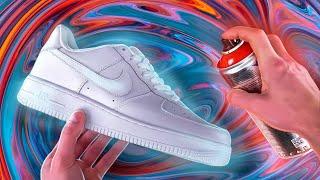 Кастомизируем Nike Air Force с Помощью Аква Принта | HYDRO DIPPING